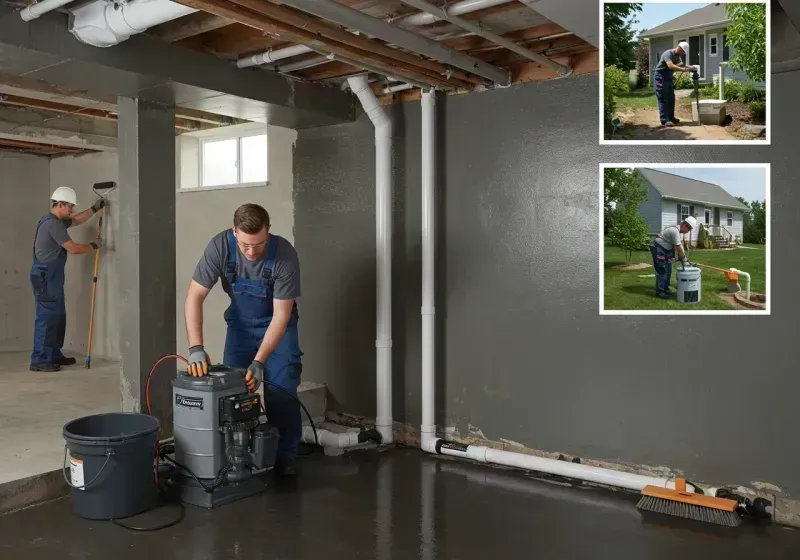 Basement Waterproofing and Flood Prevention process in Cayuga, IN